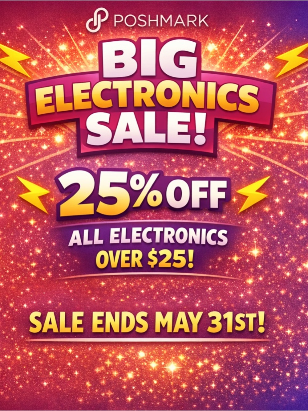 💥 ELECTRONICS SALE 25% OFF 💥